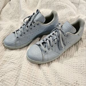 Adidas x Stan Smith blue croc sneakers 10